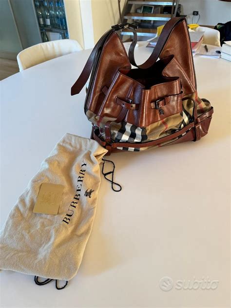 borsa mare burberry
